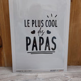 Affiche papa le plus cool