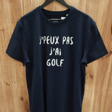 Tee shirt j'peux pas j'ai golf